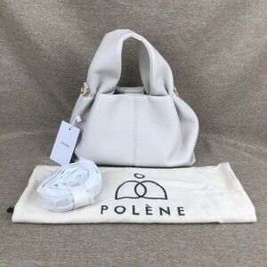 Polene Elegant Cream Hobo Bag Small